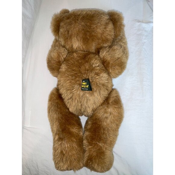 Authentic Vermont Teddy Bear Brown Jointed Perfect Condition - Picture 3 of 4